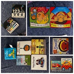 Baby & Toddler Board Book Bundle – 12 Books – Brand New